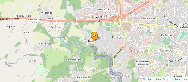 localisation de l'entreprise SCI HIBLOT HABITAT à VANNES