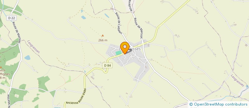 localisation de l'entreprise SCI HIBSON  LASGRAISSES