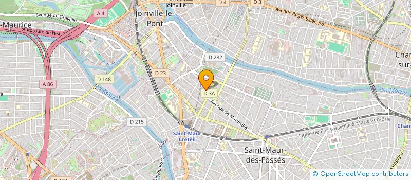 localisation de l'entreprise SCI HICAR à SAINT-MAUR-DES-FOSSES