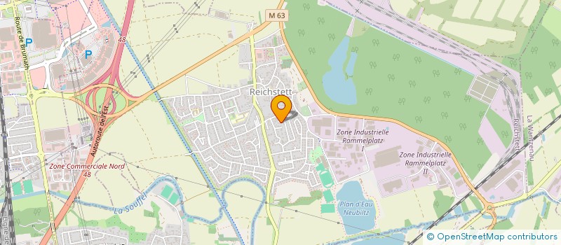 localisation de l'entreprise SCI HICRET  REICHSTETT