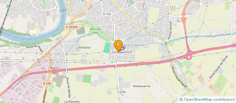 localisation de l'entreprise SCI HIDALGO  BOURG-DE-PEAGE