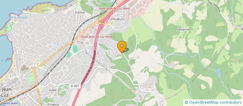 localisation de l'entreprise SCI HIDIA  SAINT-JEAN-DE-LUZ