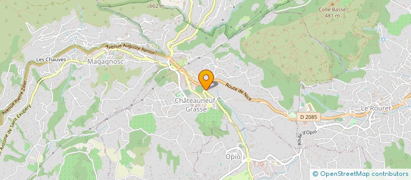 localisation de l'entreprise SCI HIDIALIS  CHATEAUNEUF-GRASSE