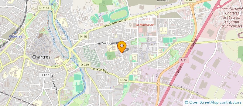 localisation de l'entreprise SCI HIDOUX à CHARTRES