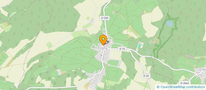 localisation de l'entreprise SCI HIEGEL GATTEUING  TRIGNY