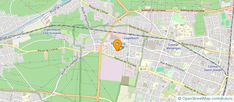 localisation de l'entreprise SCI HIHI JADE  LINGOLSHEIM