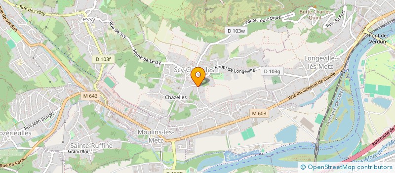 localisation de l'entreprise SCI HIJ  SCY-CHAZELLES