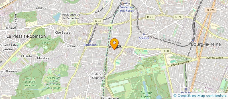 localisation de l'entreprise SCI-HIKARI à SCEAUX