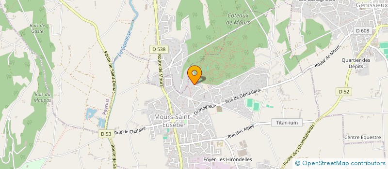 localisation de l'entreprise SCI HILAIRE à MOURS-SAINT-EUSEBE