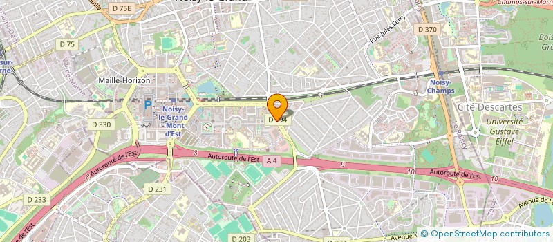 localisation de l'entreprise SCI HILAL  NOISY-LE-GRAND