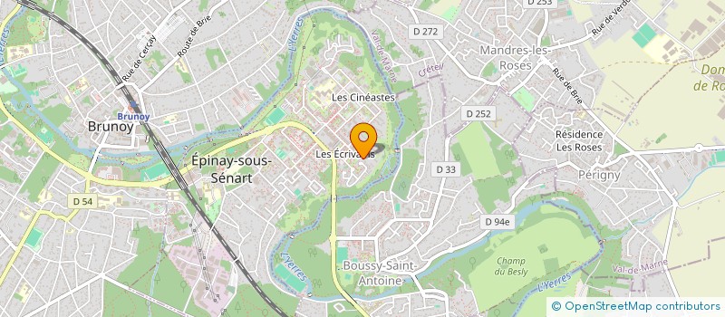 localisation de l'entreprise SCI HILAL  EPINAY-SOUS-SENART