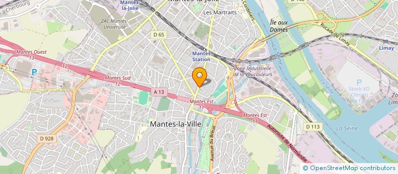 localisation de l'entreprise SCI HILARIO  LIMAY