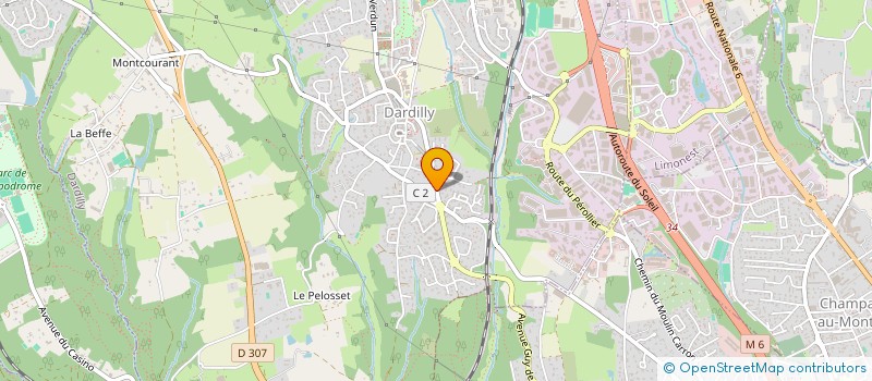 localisation de l'entreprise SCI HILARY I  DARDILLY