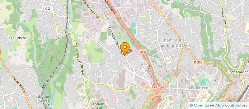 localisation de l'entreprise SCI HILARY II  ECULLY