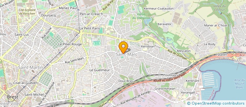 localisation de l'entreprise SCI HILDEGARDE  BREST