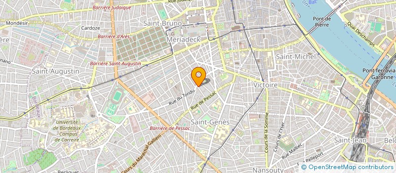 localisation de l'entreprise SCI HILL  BORDEAUX