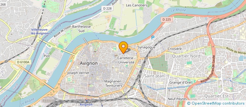 localisation de l'entreprise SCI HILL& BUD  AVIGNON