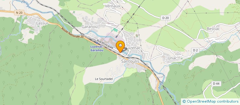 localisation de l'entreprise SCI HILLARTIN à LUZENAC