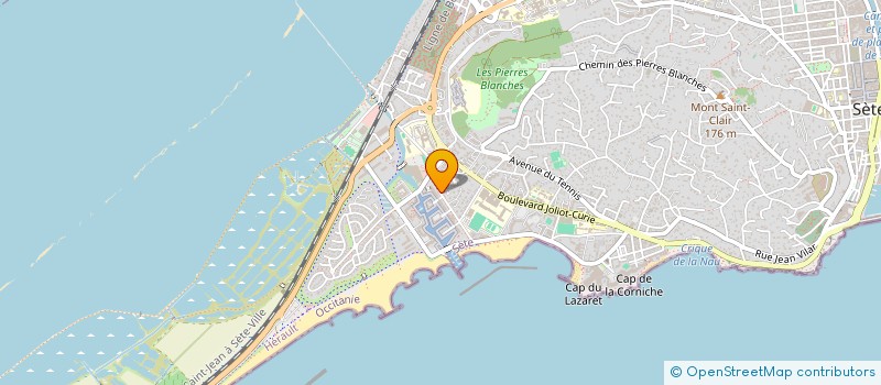 localisation de l'entreprise SCI HILLCREST  SETE