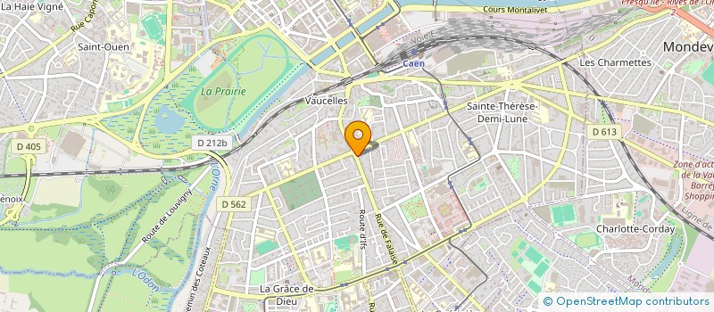 localisation de l'entreprise SCI HILLION  CAEN