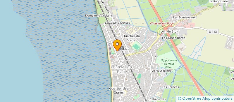 localisation de l'entreprise SCI HILMA à CHATELAILLON-PLAGE