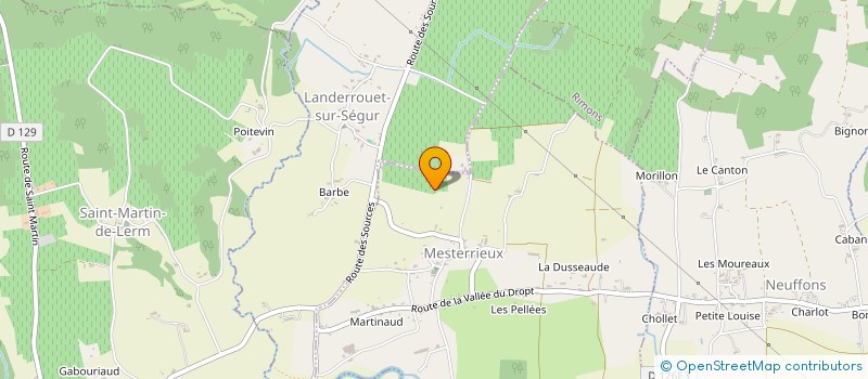 localisation de l'entreprise SCI HILS  SAINT-MARTIN-DE-LERM