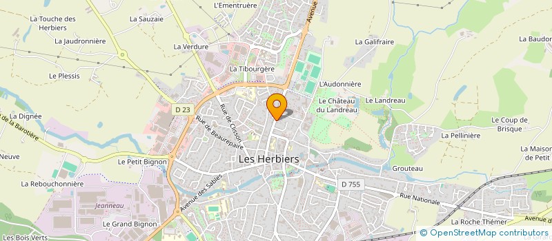 localisation de l'entreprise SCI HIM 2 à LES HERBIERS