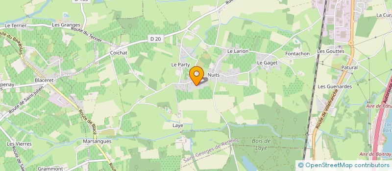 localisation de l'entreprise SCI HIM IMMOBILIER  SAINT-GEORGES-DE-RENEINS