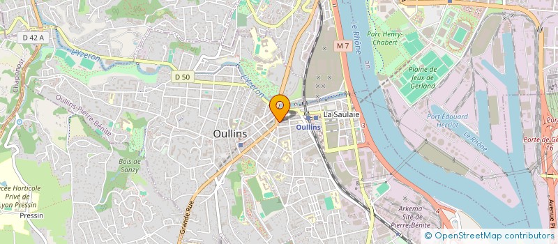 localisation de l'entreprise SCI HIMALAYA  OULLINS-PIERRE-BENITE