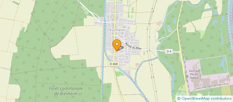 localisation de l'entreprise SCI HIMMELREICH  KUNHEIM