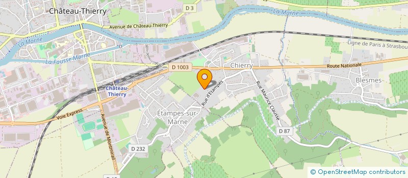 localisation de l'entreprise SCI HIMMESOETE à CHIERRY