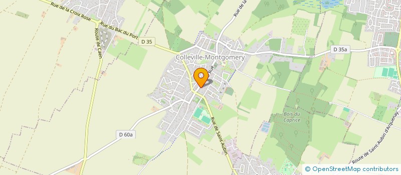 localisation de l'entreprise SCI HINANO  COLLEVILLE-MONTGOMERY