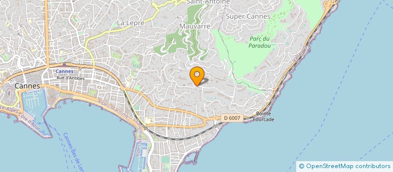 localisation de l'entreprise SCI HINATA ALLARY à CANNES