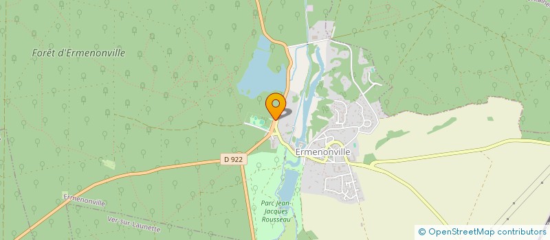 localisation de l'entreprise SCI HINAUX  ERMENONVILLE