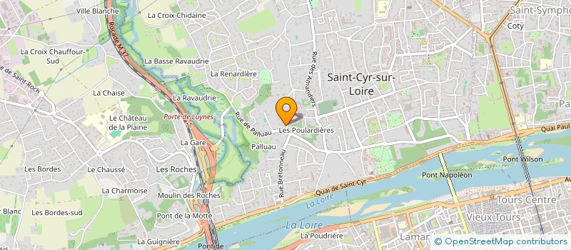 localisation de l'entreprise SCI HINDIE à SAINT-CYR-SUR-LOIRE