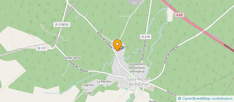 localisation de l'entreprise SCI HINGRA  SAINT-MICHEL-DE-RIEUFRET