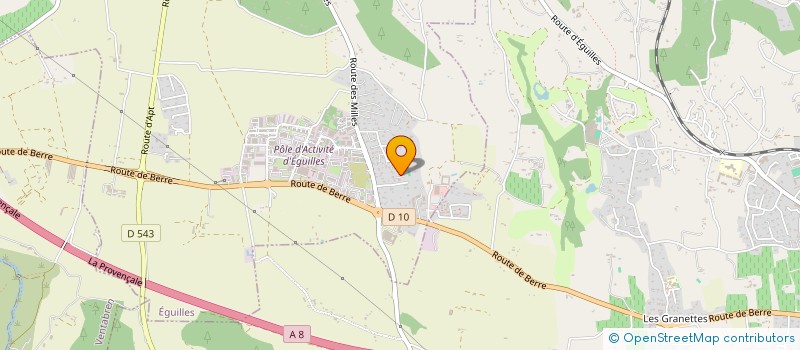 localisation de l'entreprise SCI HIPPOCAMP  EGUILLES