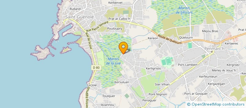 localisation de l'entreprise SCI HIPPOCAMPE  PENMARCH