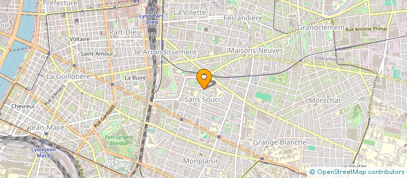 localisation de l'entreprise SCI HIPPOCRATE  LYON