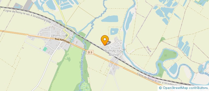 localisation de l'entreprise SCI HIPPOCRATE  AULNAY-SUR-MARNE