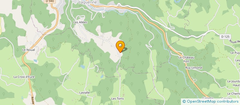 localisation de l'entreprise SCI HIPPOCRATE à LAGUENNE-SUR-AVALOUZE