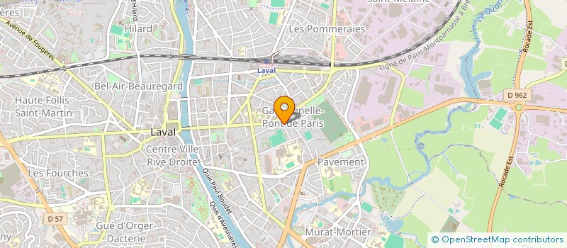 localisation de l'entreprise SCI  HIPPOCRATE à LAVAL