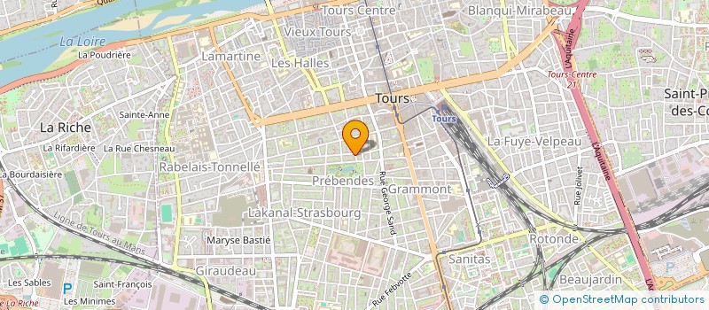 localisation de l'entreprise SCI HIPPOCRATE  TOURS