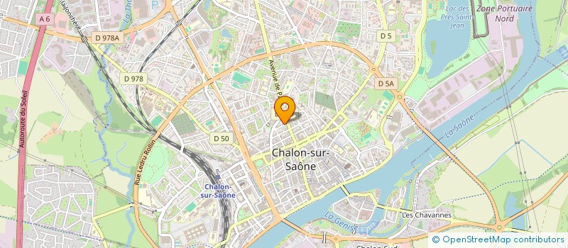 localisation de l'entreprise SCI HIPPOCRATE à CHALON-SUR-SAONE