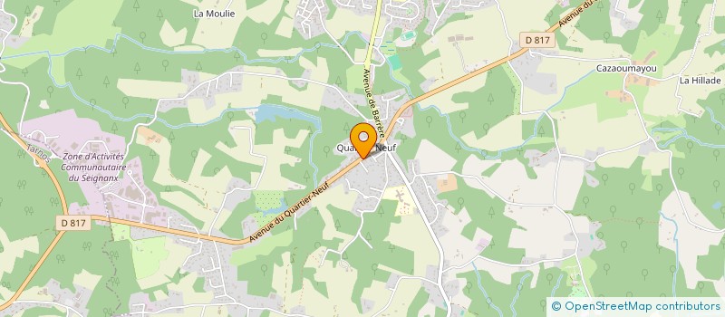 localisation de l'entreprise SCI HIPPOCRATE  SAINT-MARTIN-DE-SEIGNANX