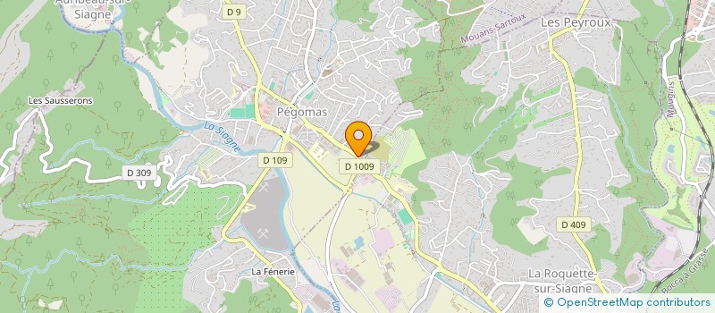 localisation de l'entreprise SCI HIPPOCRATE DES ASPRES  PEGOMAS