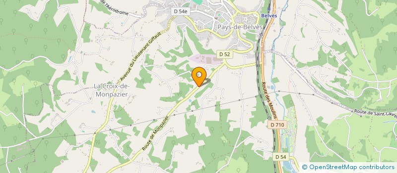 localisation de l'entreprise SCI HIPPOCRATE SOCIETE EN LIQUIDATION  PAYS DE BELVES