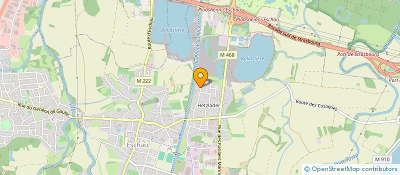 localisation de l'entreprise SCI HIPPOCRATES  ESCHAU