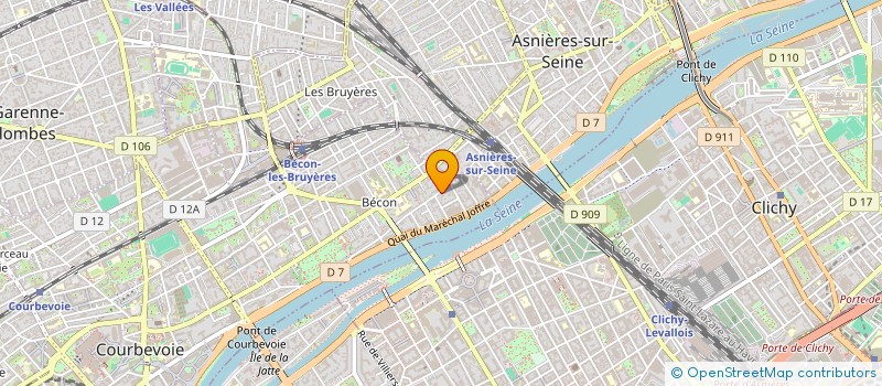 localisation de l'entreprise SCI HIPPOCRENE à COURBEVOIE