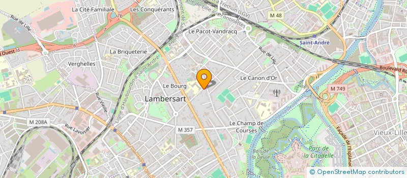 localisation de l'entreprise SCI HIPPODROME FOCH à LAMBERSART